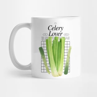 Celery Lover - Vegetables Addict Mug